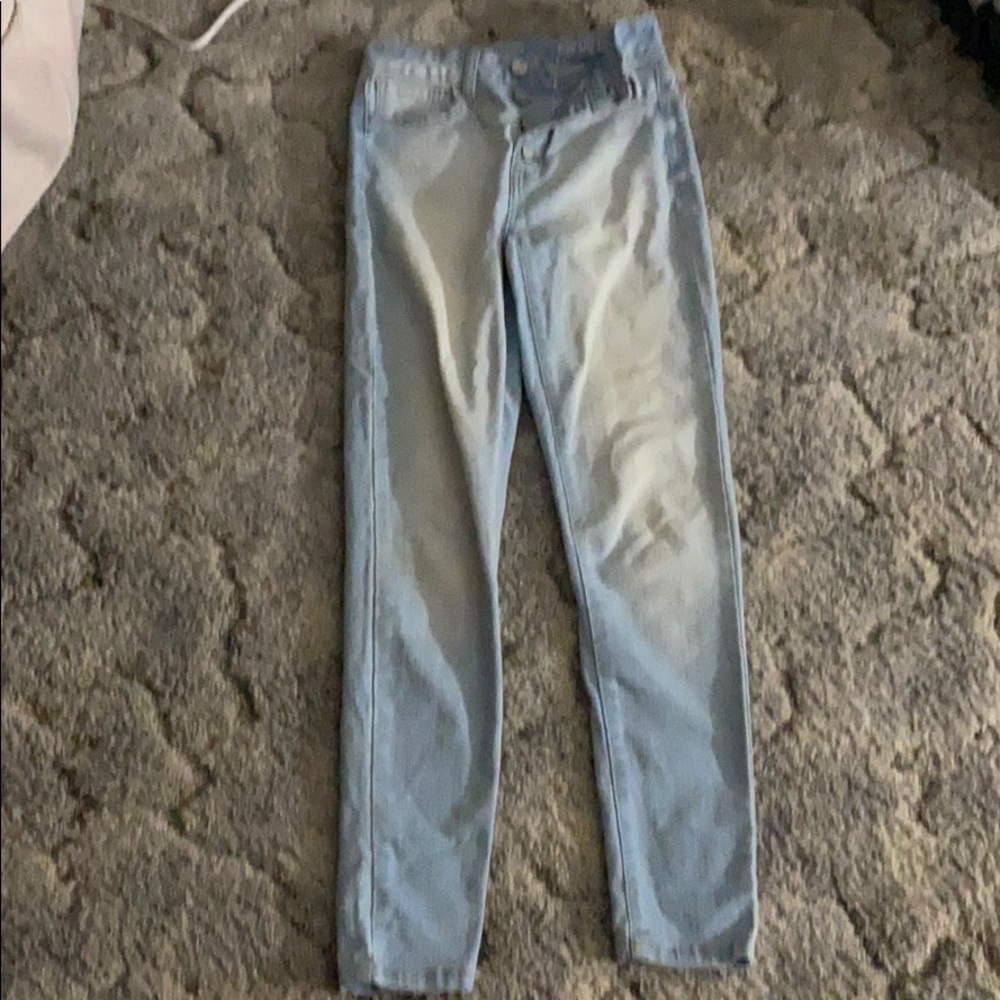 High-Rise ankle jogging jeans